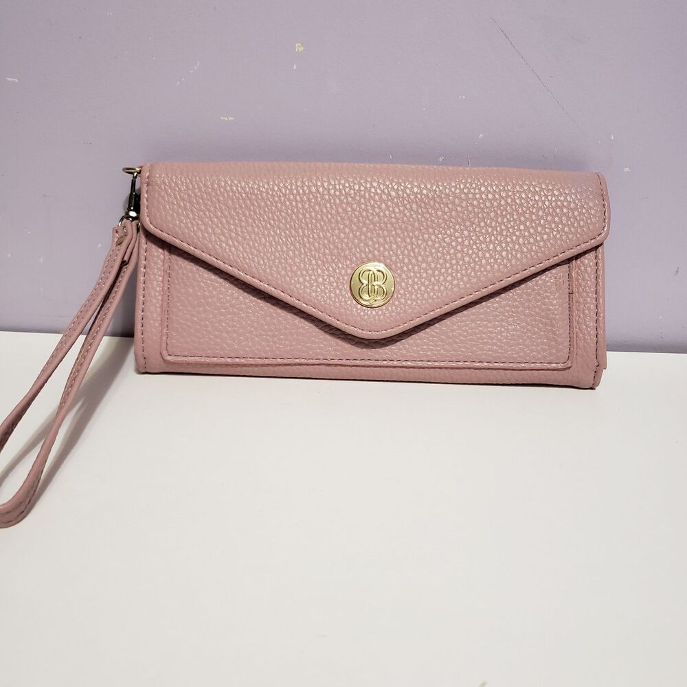 Bandolino Mauve Pink Women's Wristlet Wallet 3.5"×7.5"